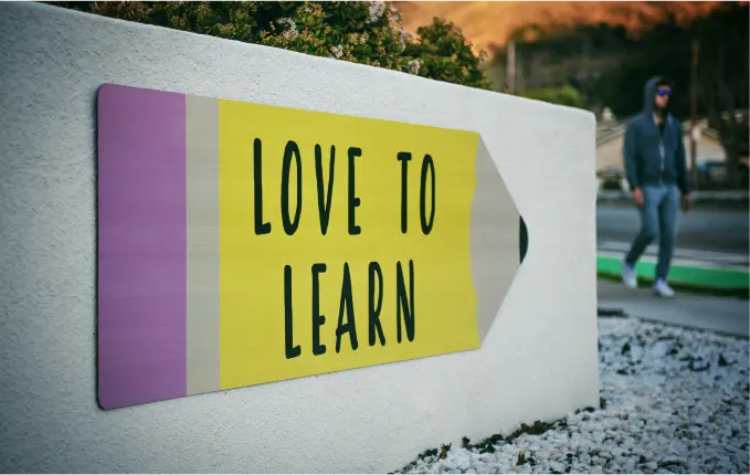 Love to Learn Sign